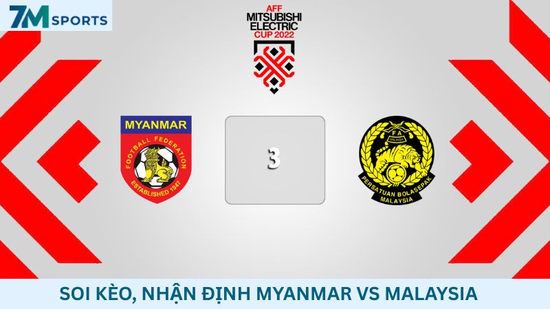 Soi kèo Myanmar vs Malaysia 17h00 ngày 25/07/2026 – ASEAN Cup 2026