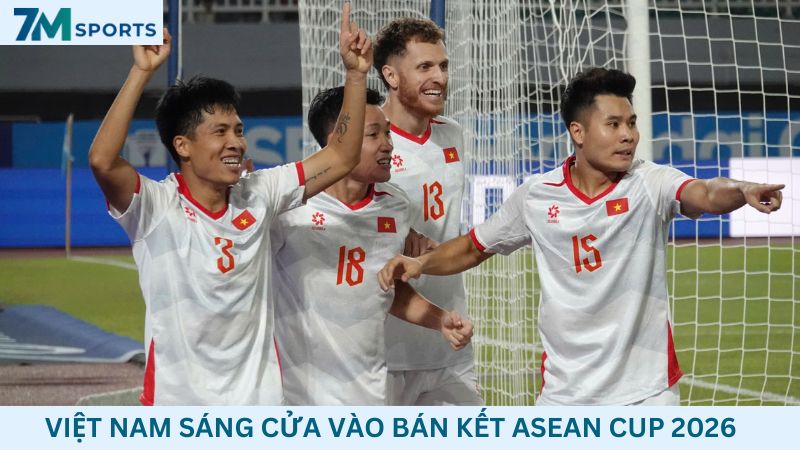 Việt Nam sáng cửa vào bán kết ASEAN Cup 2026